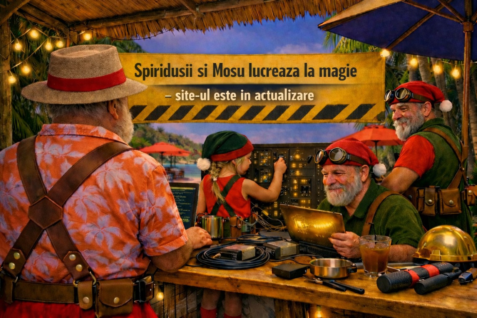 Spiridușii și Moșu lucrează la magie – site-ul este în actualizare